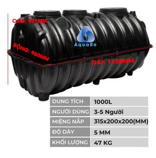 bể phốt 1000L